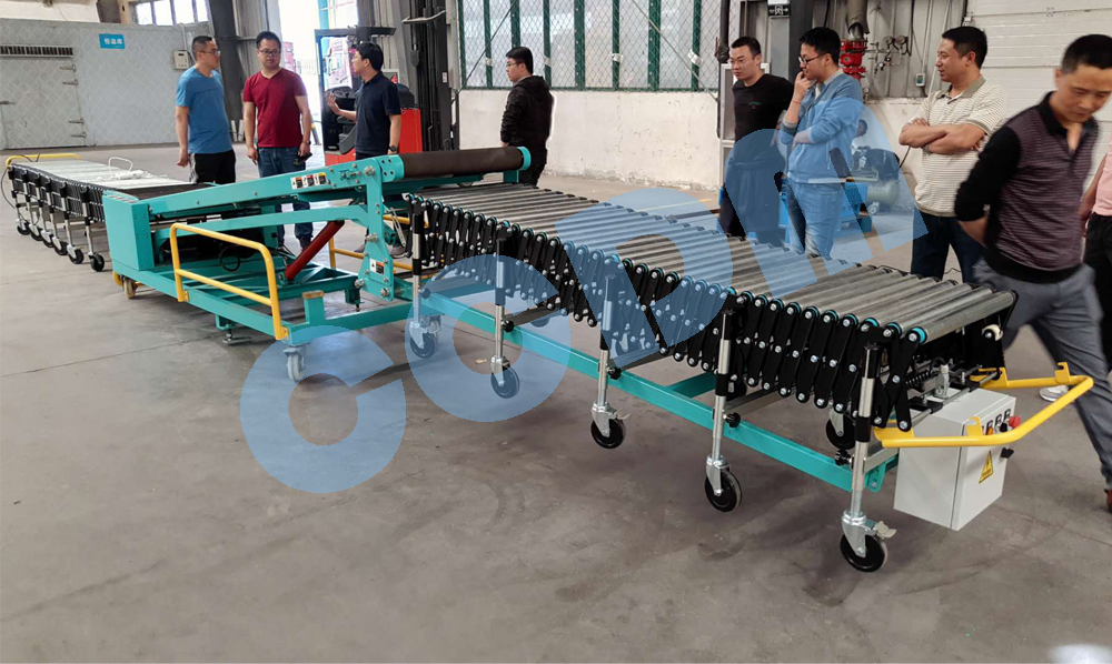 Truck Loading & Unloading Belt Conveyor