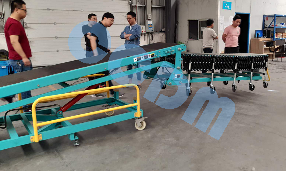 Truck Loading & Unloading Belt Conveyor